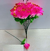 Цвет. Роза 1шт стебель 24см (200/5000)